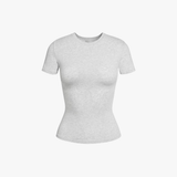SKIMS Cotton Jersey T-Shirt Light Heather Grey