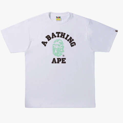 BAPE ABC Green White Tee