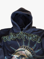 Godspeed Sunken Liberty Zip Up Hoodie Washed Grey