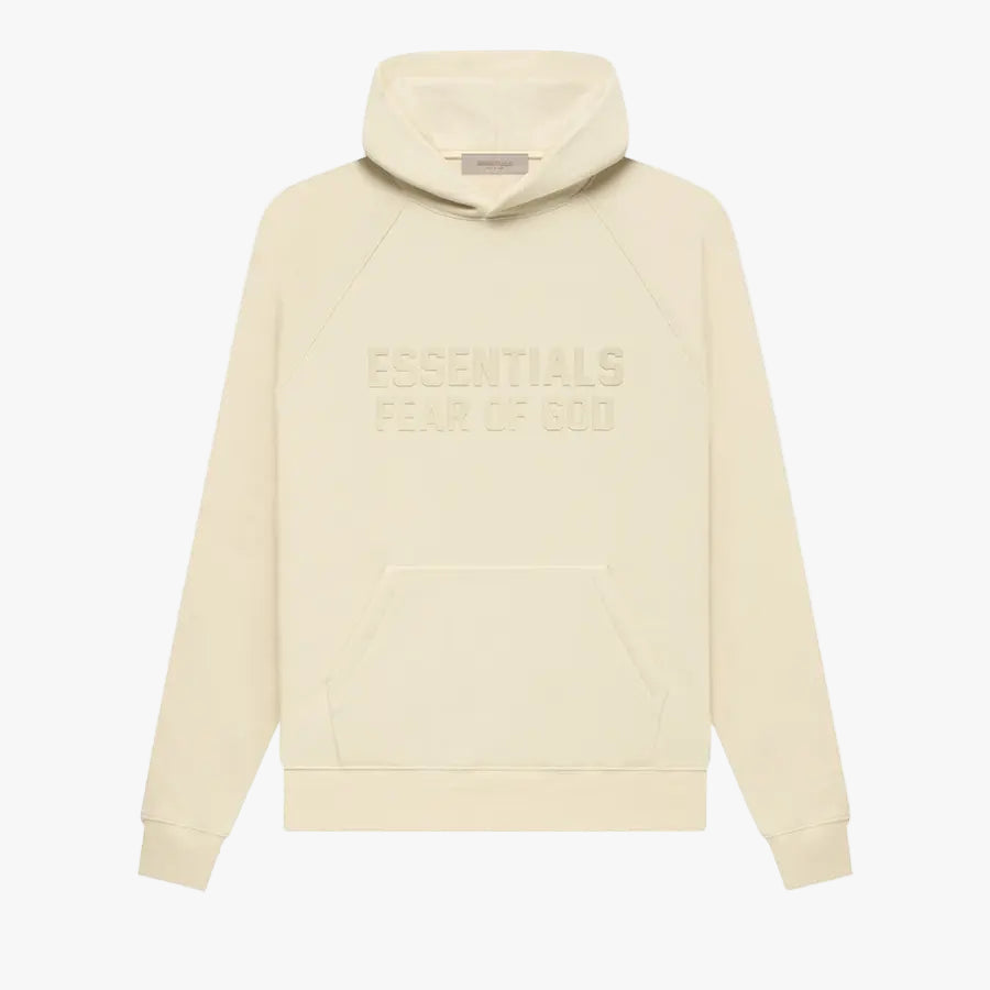 Essentials Fear Of God Fleece Hoodie Cream