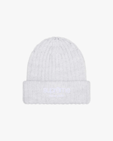Supreme Chunky Rib Classic Logo Beanie White