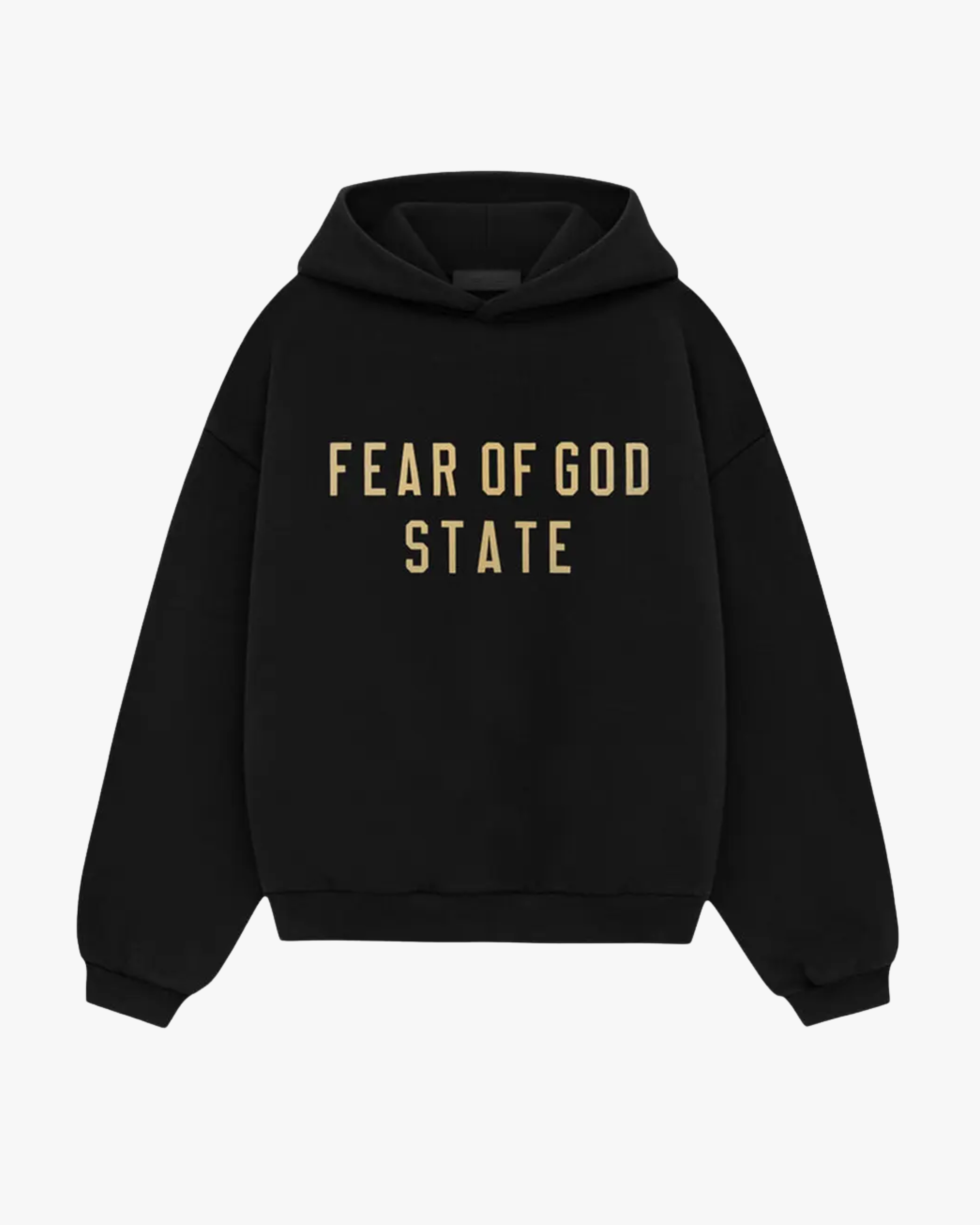 Essentials Fear Of God State Hoodie Black