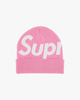 Supreme Logo Pink Beanie