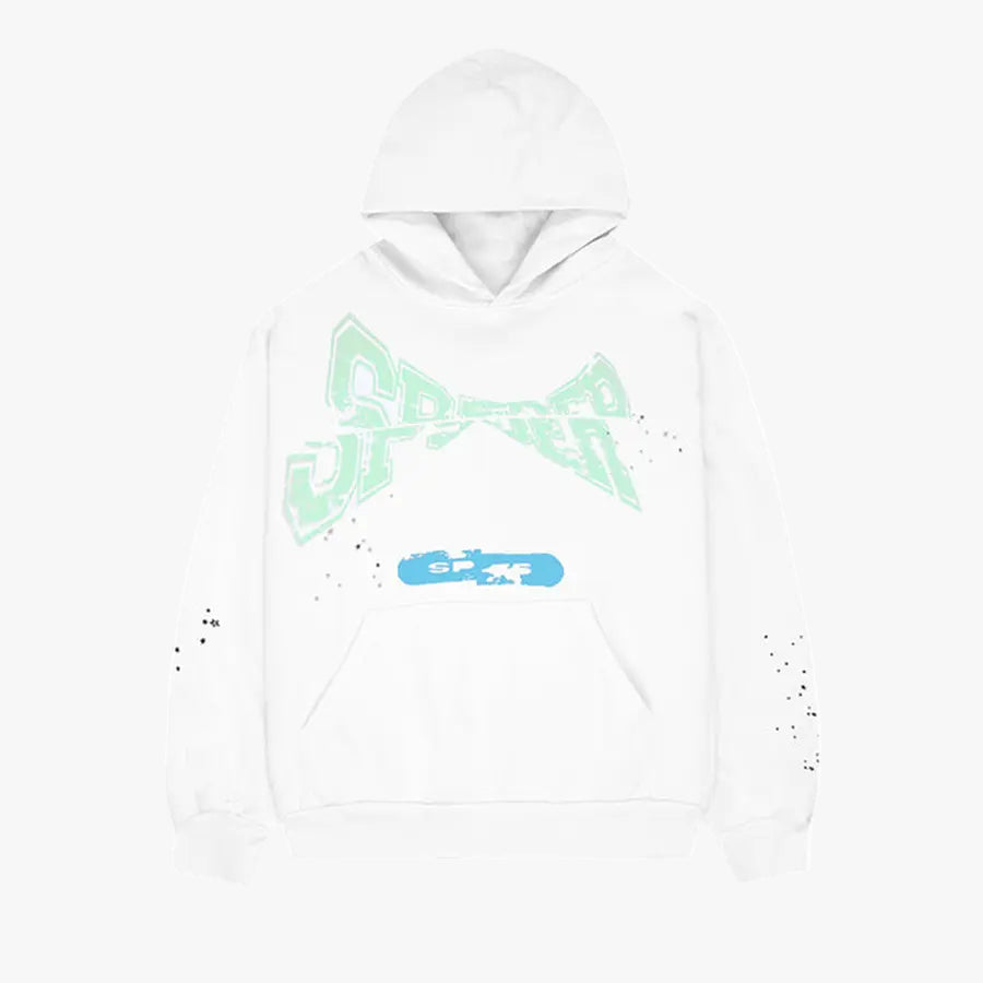 Sp5der Web Hoodie Egg Shell
