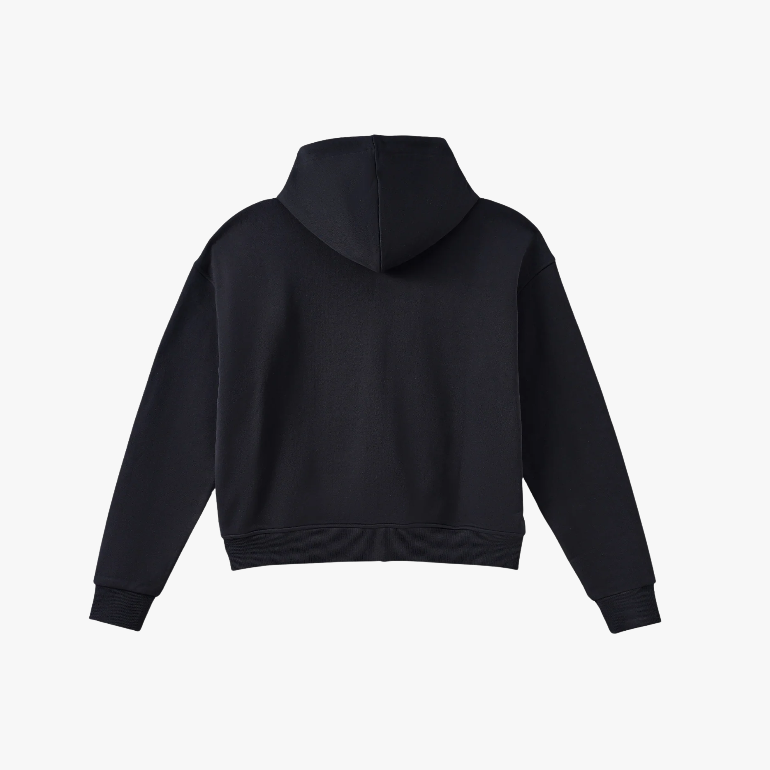 AZVA Crystal Cactus Zip Black Hoodie