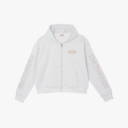 AZVA Crystal Cactus Zip Grey Hoodie