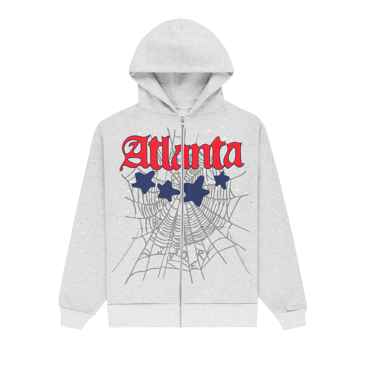 Sp5der Atlanta Zip Up Grey
