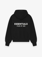 Essentials Fear Of God Black Zip Up