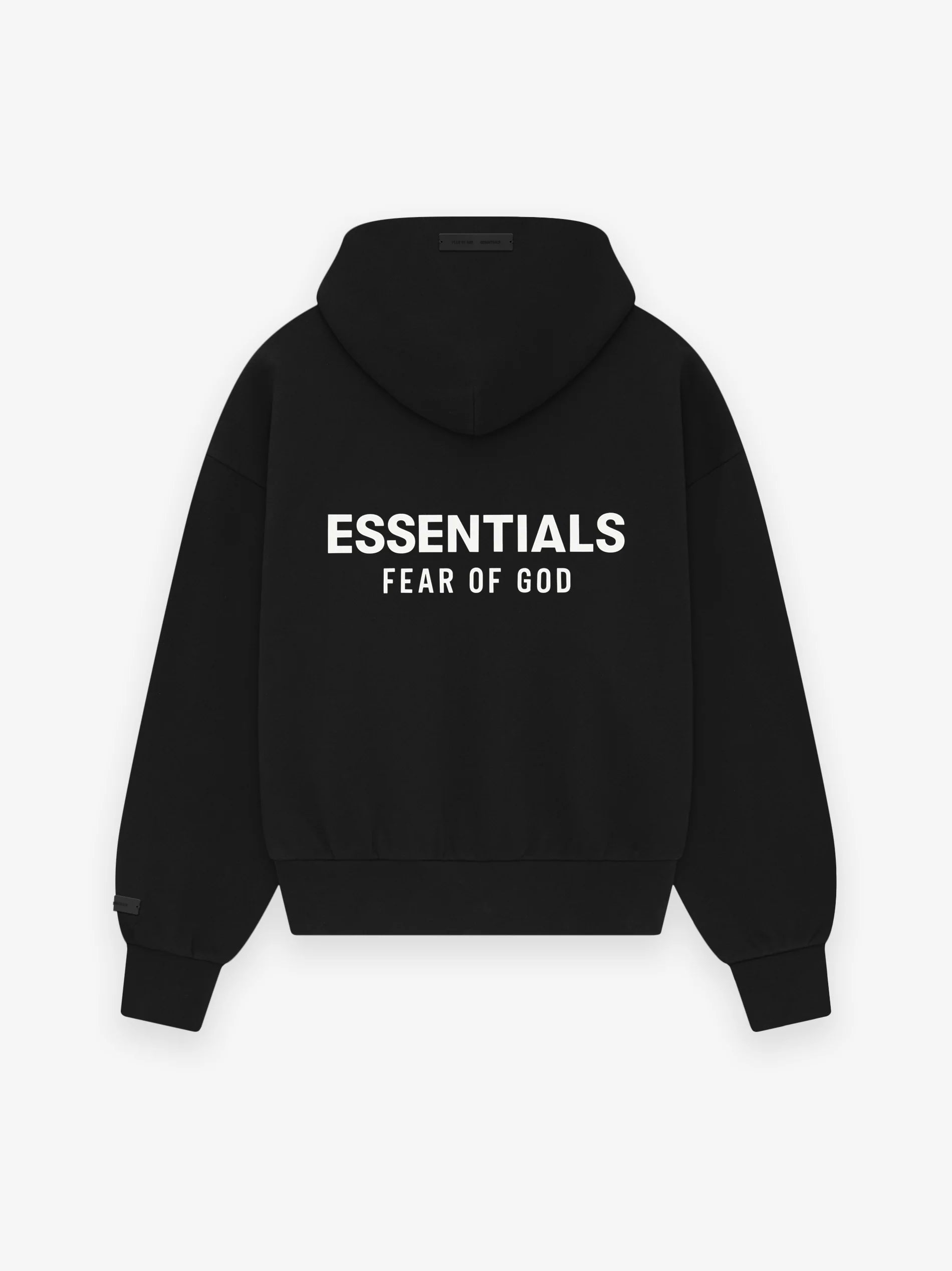 Essentials Fear Of God Black Zip Up