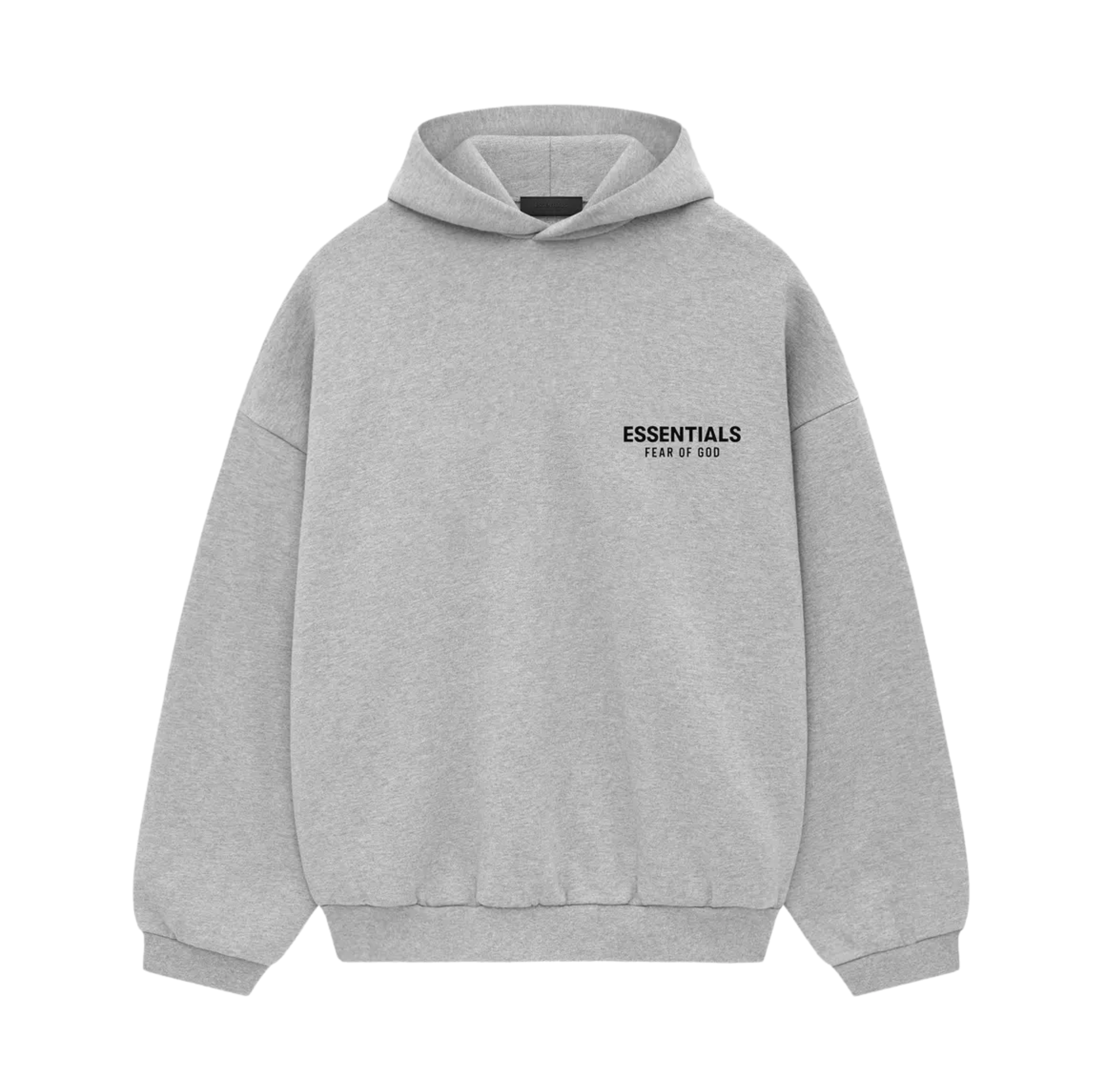 Essentials Fear Of God Fleece Hoodie Light Heather Gray