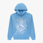 Sp5der Web Hoodie Dusty Blue