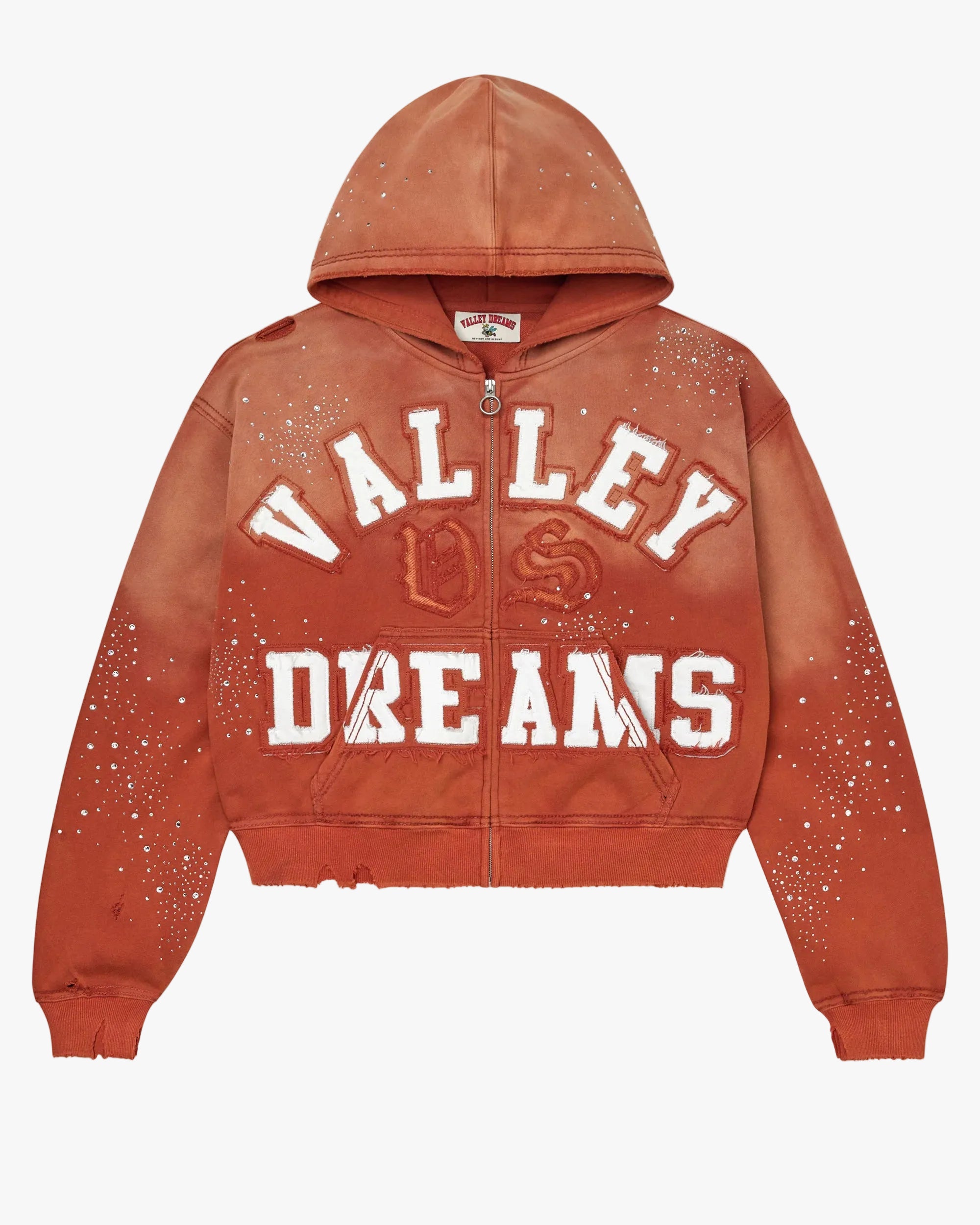 Vale Forever Classico Zip Up Orange