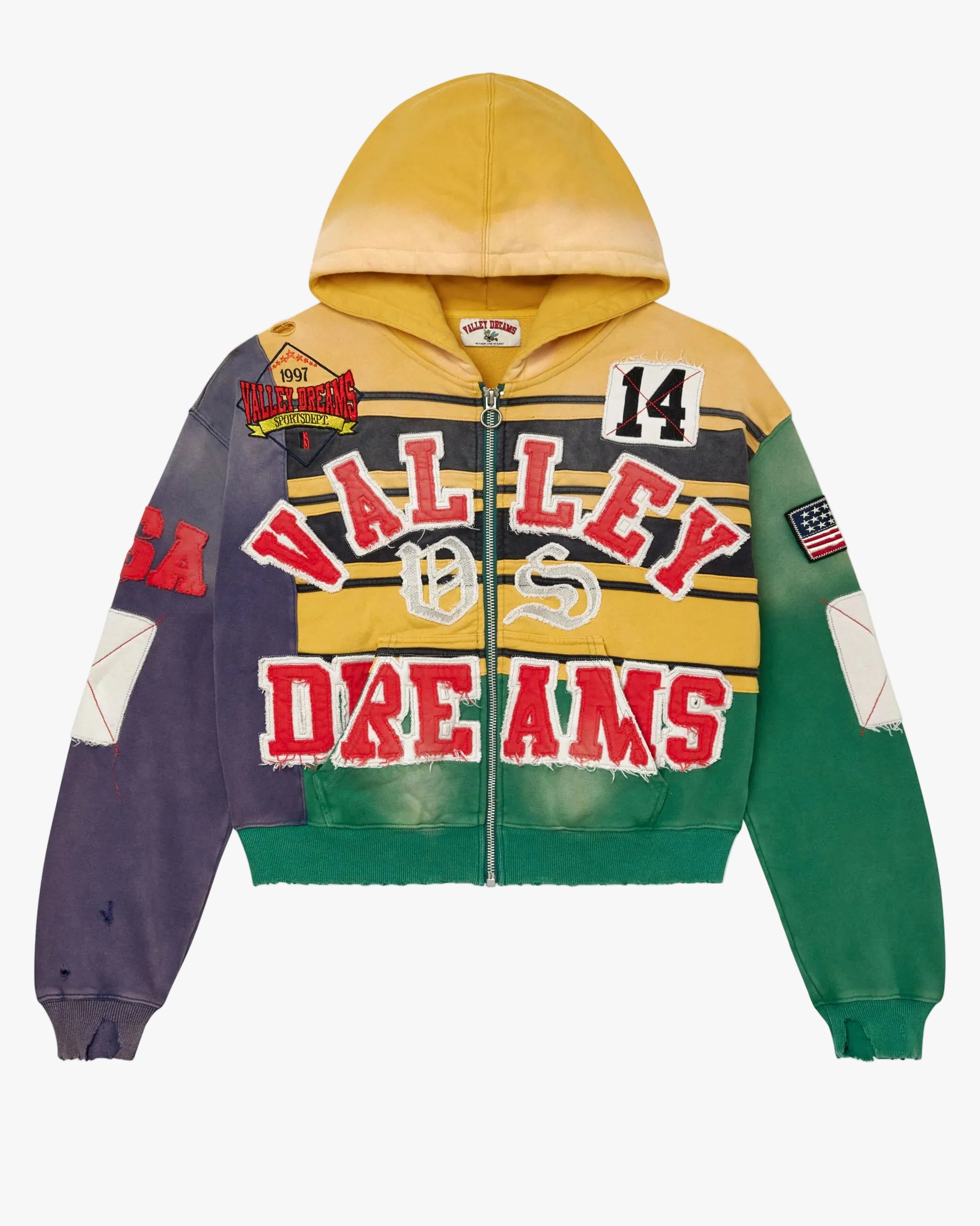 Vale Forever Collage Zip Up