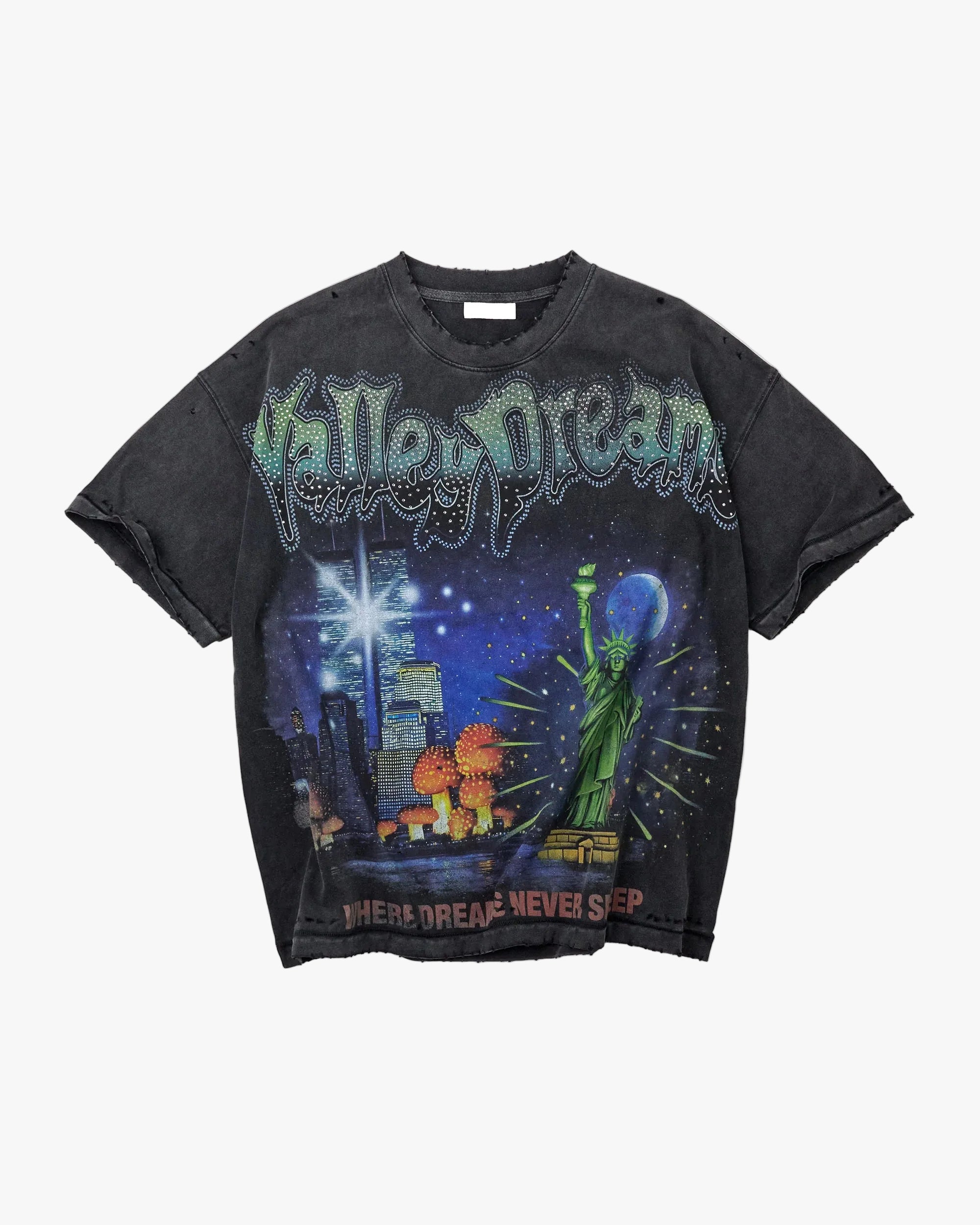 Vale Forever Skyline Bling Tee black