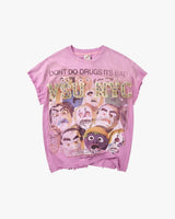 Vale Forever No Drugs Tank Pink