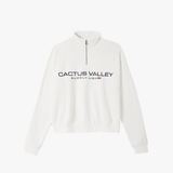 Azva USA QUARTER ZIP White