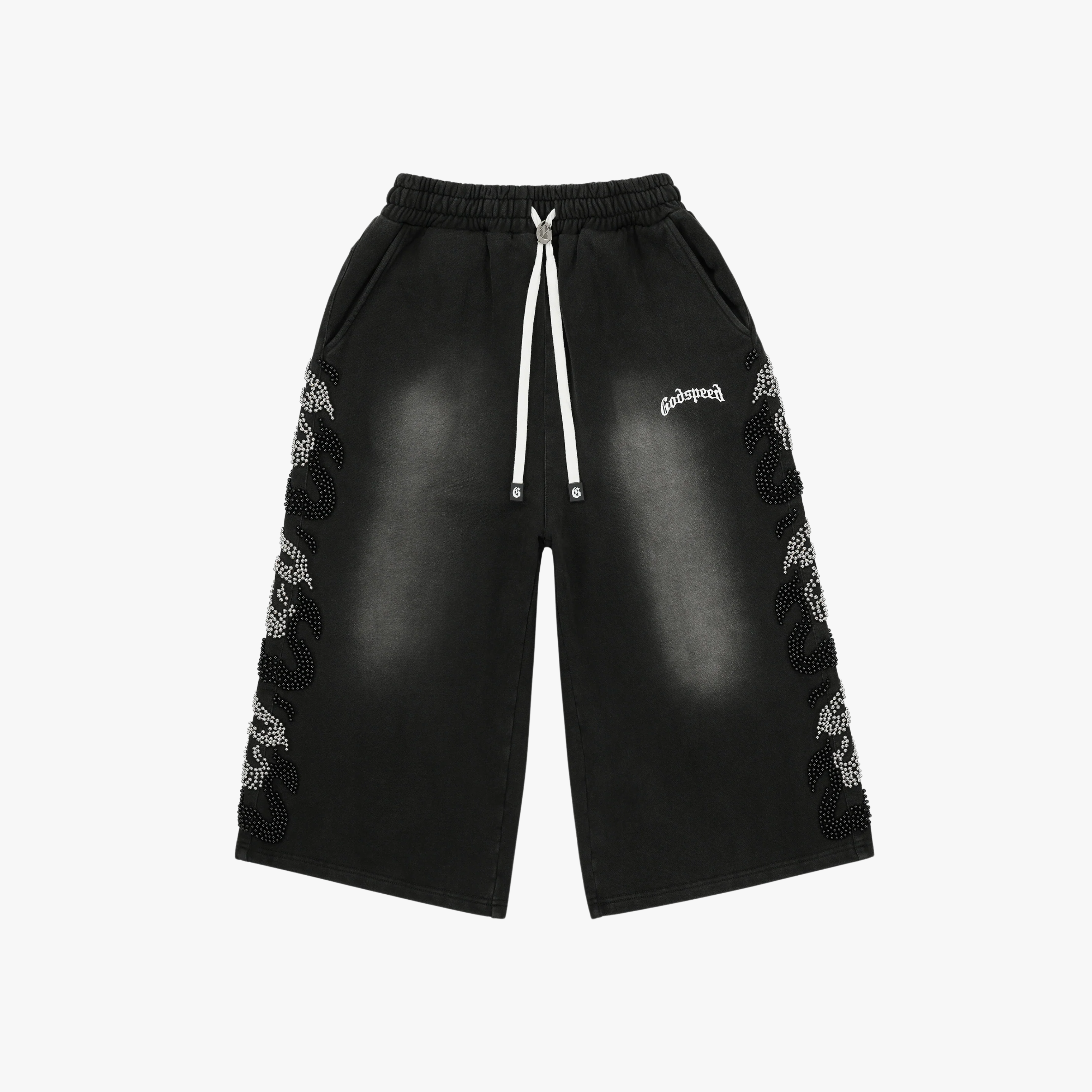 Godspeed NIOR Studded 3TQR Shorts Black