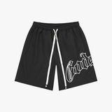 GodSpeed OG Logo Nylon Shorts Black/ White