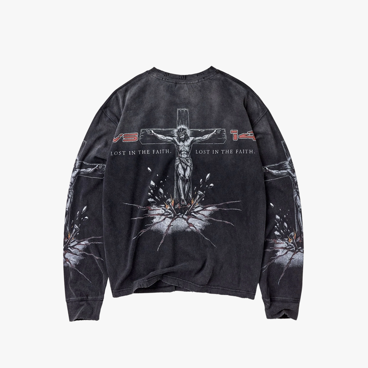 Vale Forever Concrete Cross Longsleeve Black