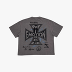 Mixed Emotion Friends Grey Tee