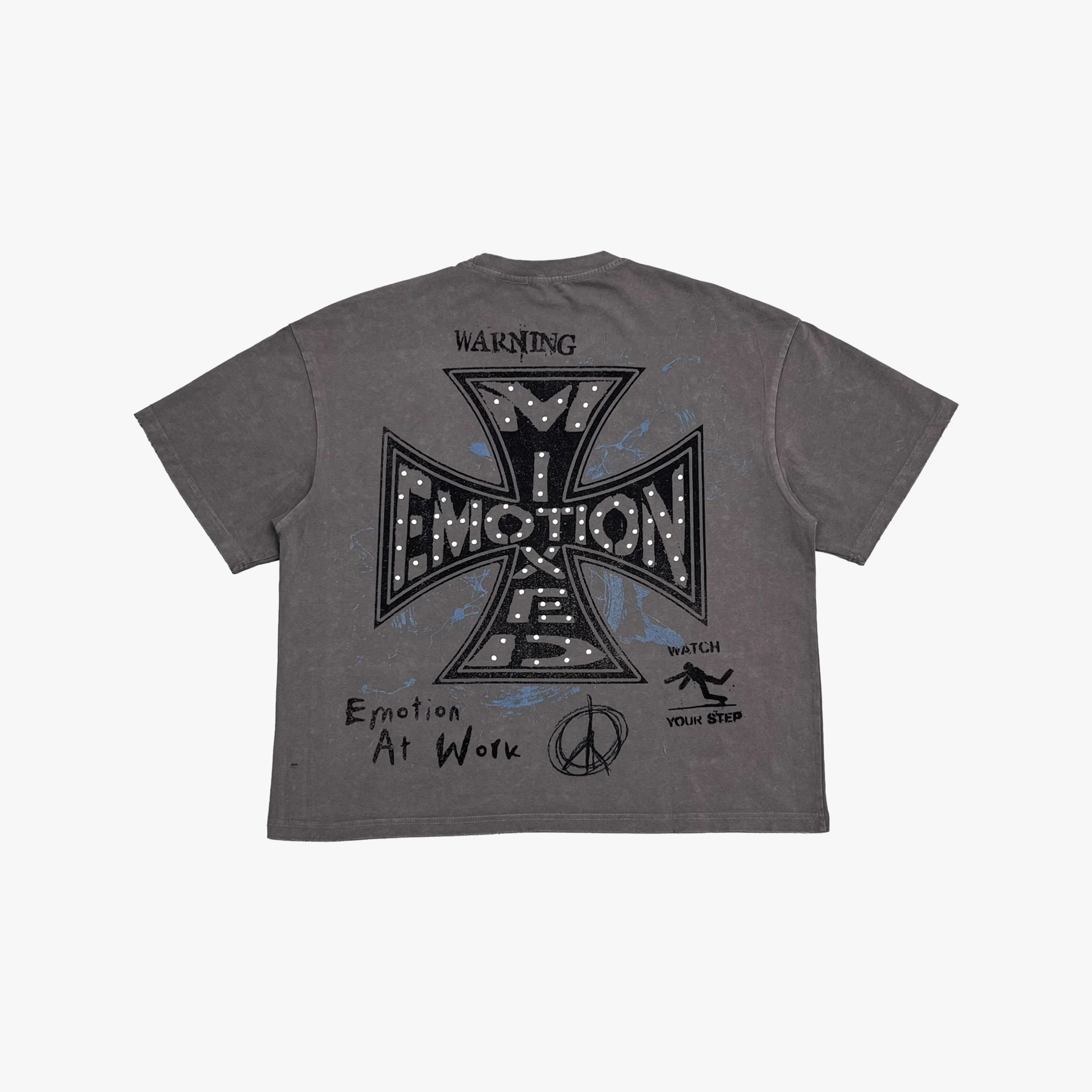 Mixed Emotion Friends Grey Tee