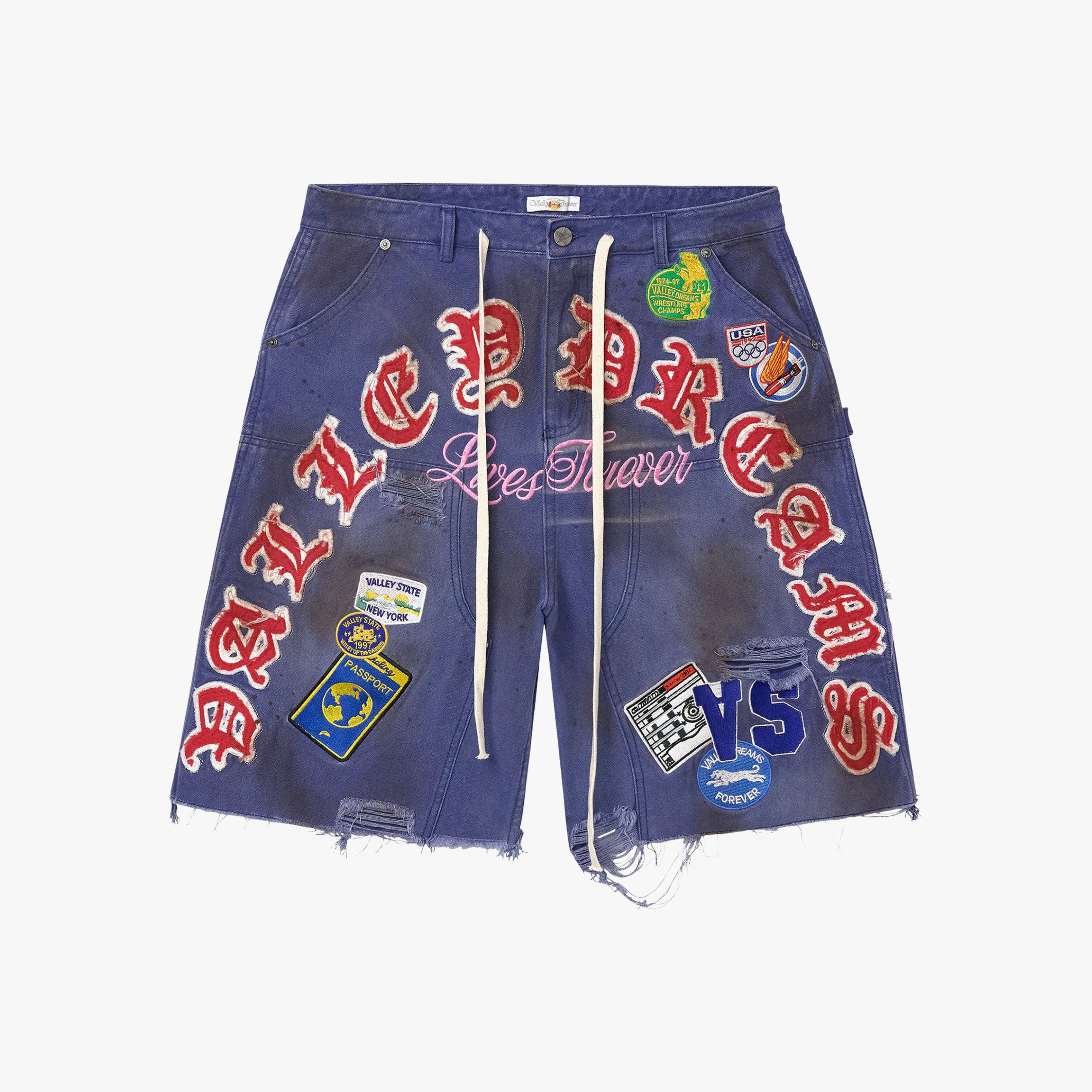 VALE FOREVER Workshop Jorts Blue