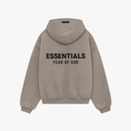 Essentials Fear Of God Fleece Hoodie Heather Gray