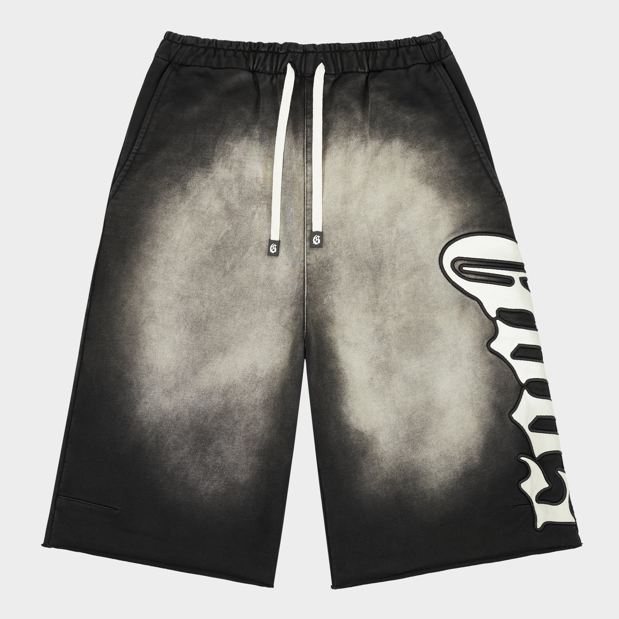 Godspeed New York OG Logo 3QTR Shorts Black Wash