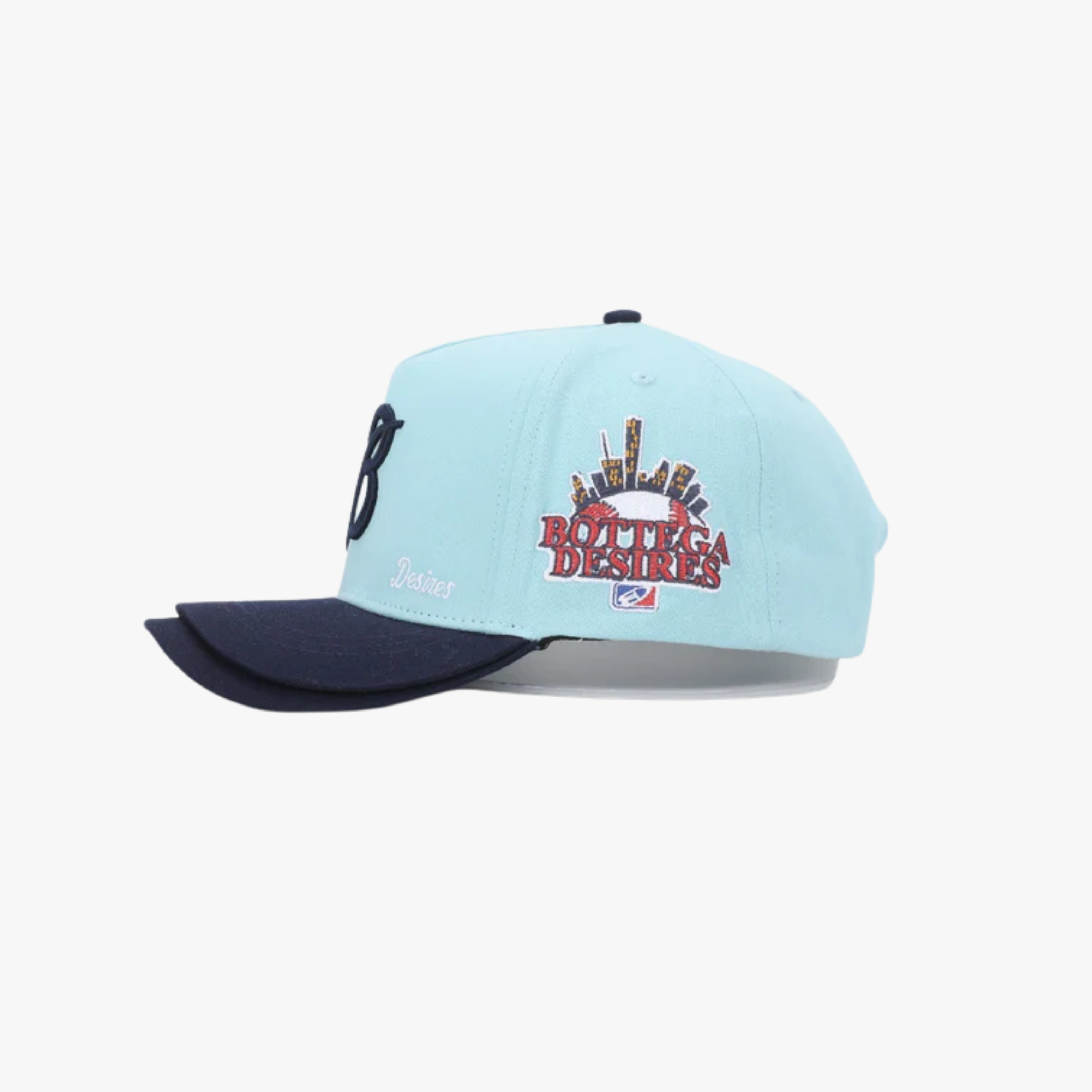 Bottega Desires Double Brim Hat Blue