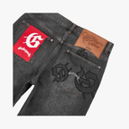GodSpeed Scattered GS Logo Denim Black Wash