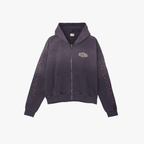 AZVA Crystal Cactus Zip hoodie Vintage Black