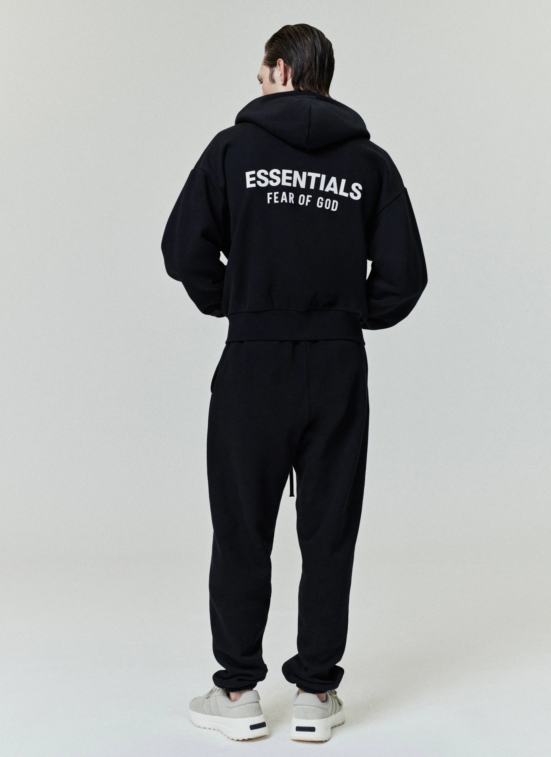 Essentials Fear Of God Black Zip Up
