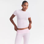 SKIMS Cotton Jersey T-Shirt Barley Pink