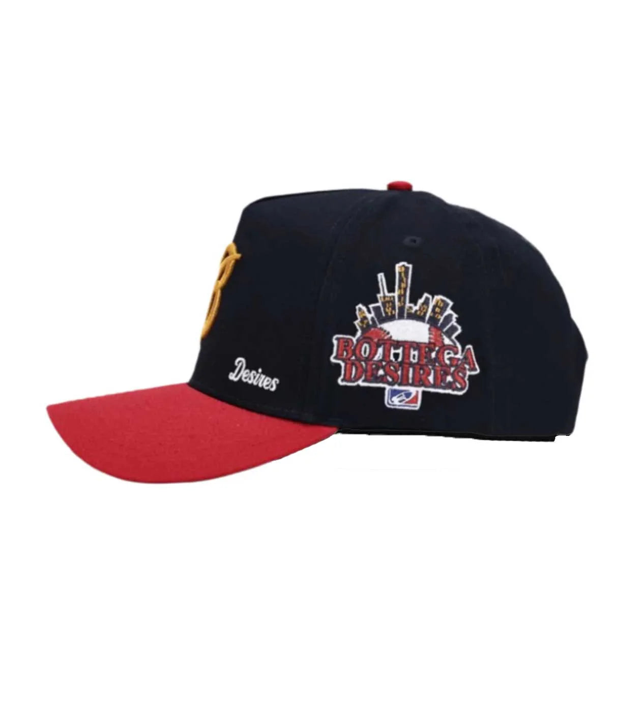 Bottega Desires Hat Navy/Red
