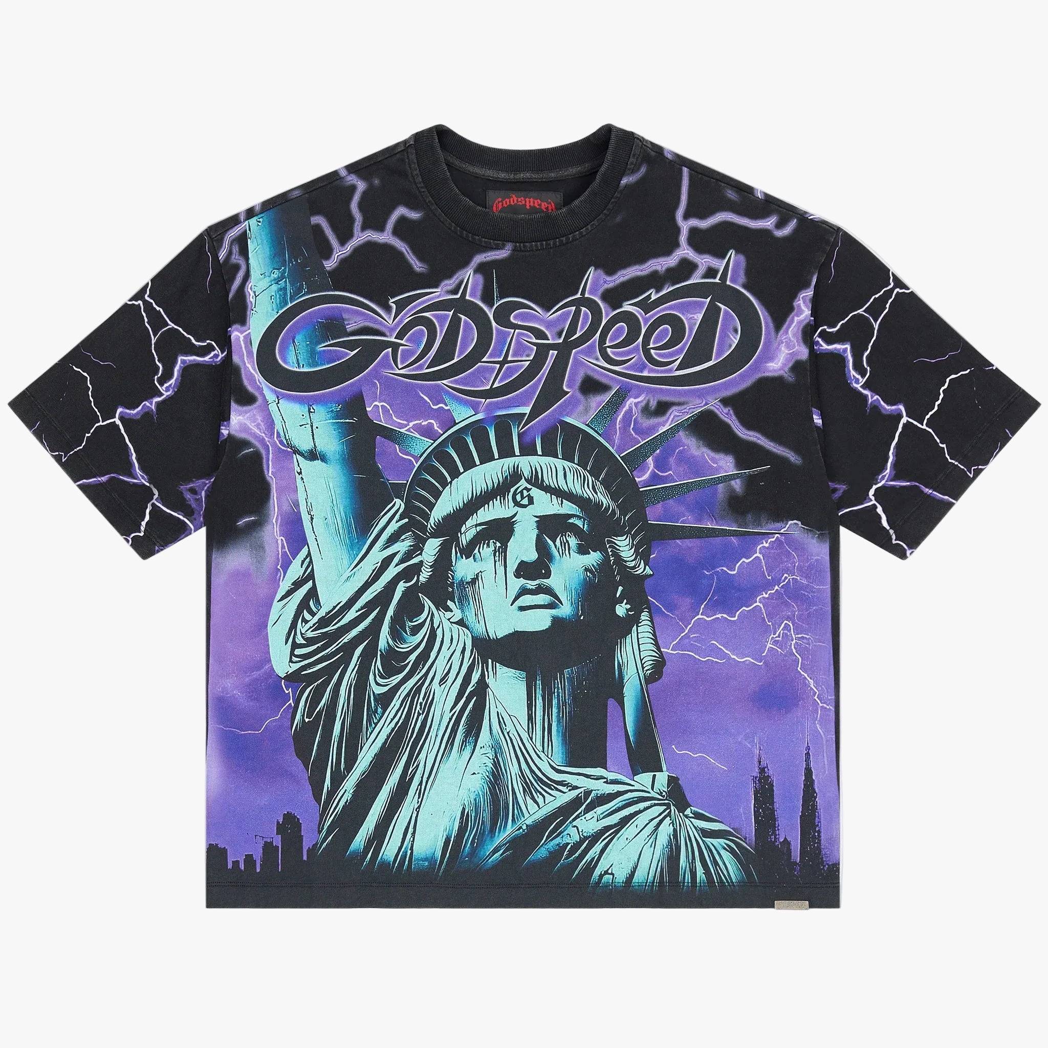 Godspeed VOLTAGE T SHIRT PURPLE