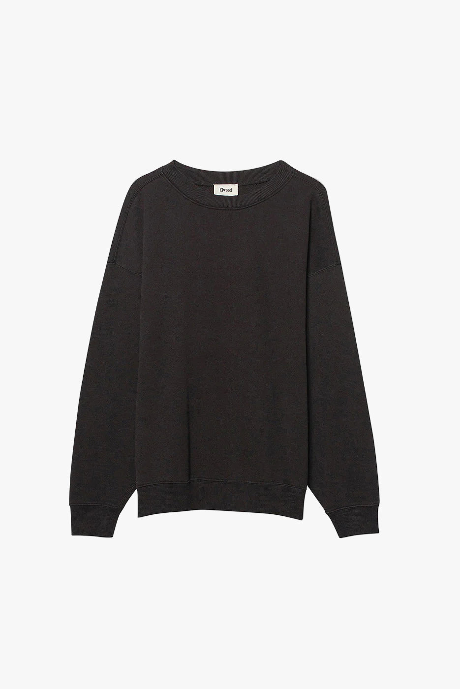 Elwood Oversized Core Crewneck Vintage Black