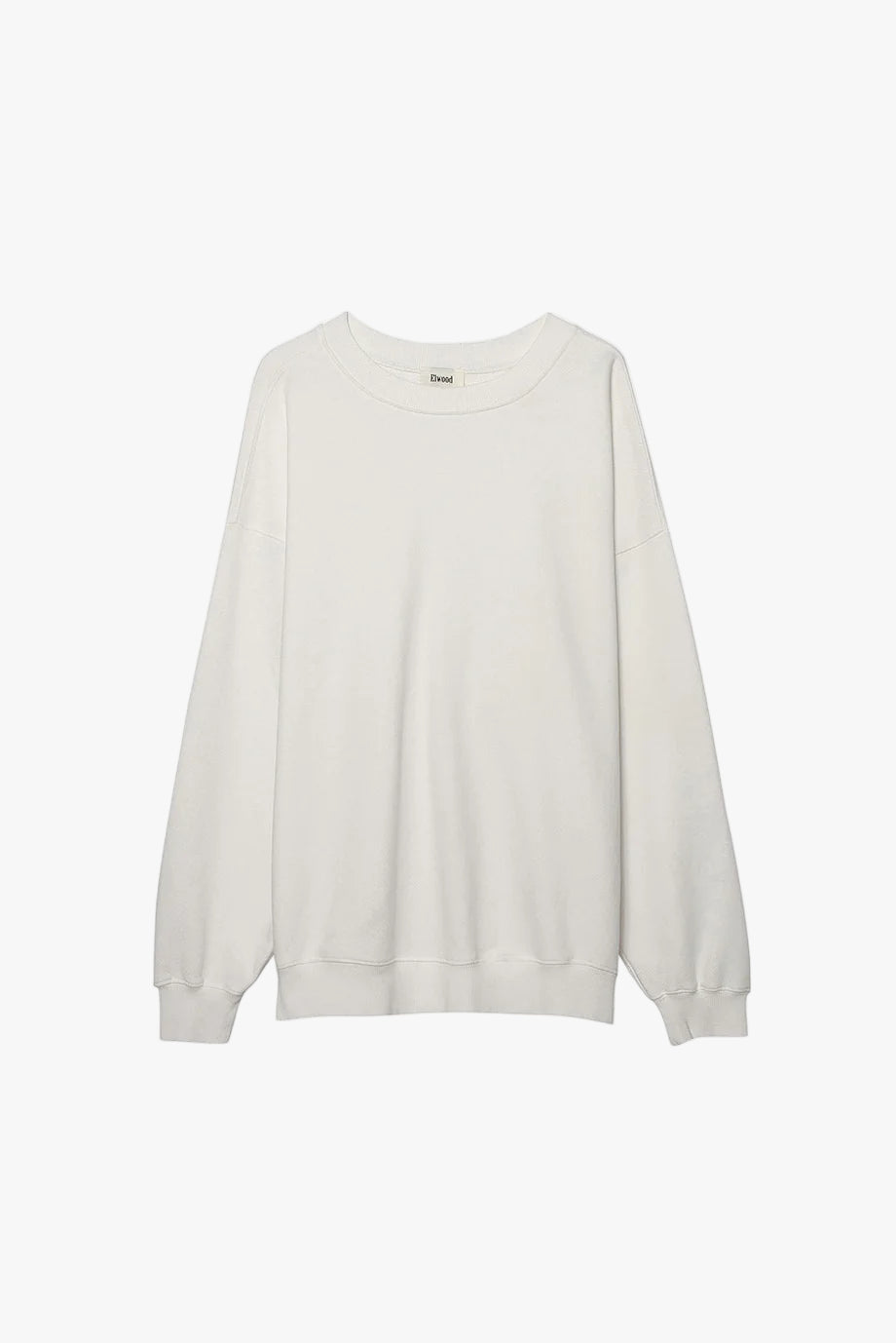 Elwood Oversized Core Crewneck Vintage White