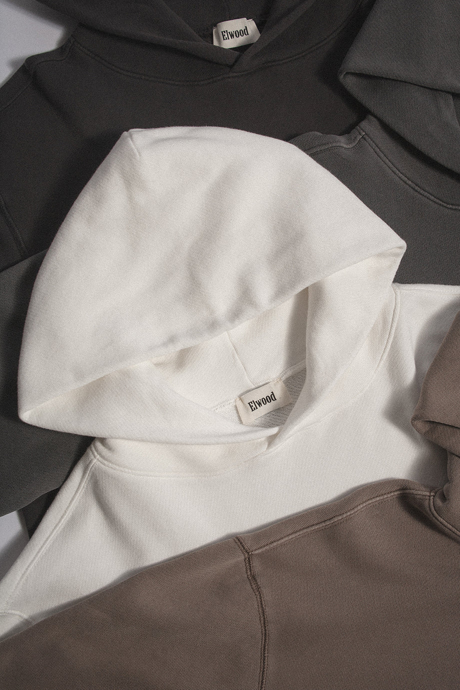 Elwood Oversized Hoodie Vintage White