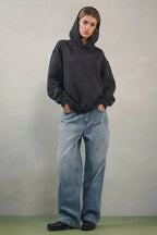 Elwood Oversized Hoodie Vintage Black