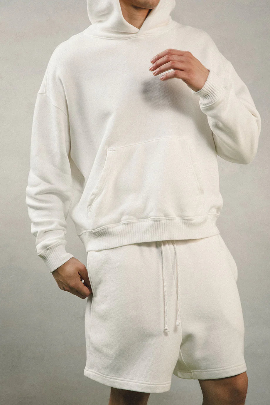Elwood Oversized Hoodie Vintage White