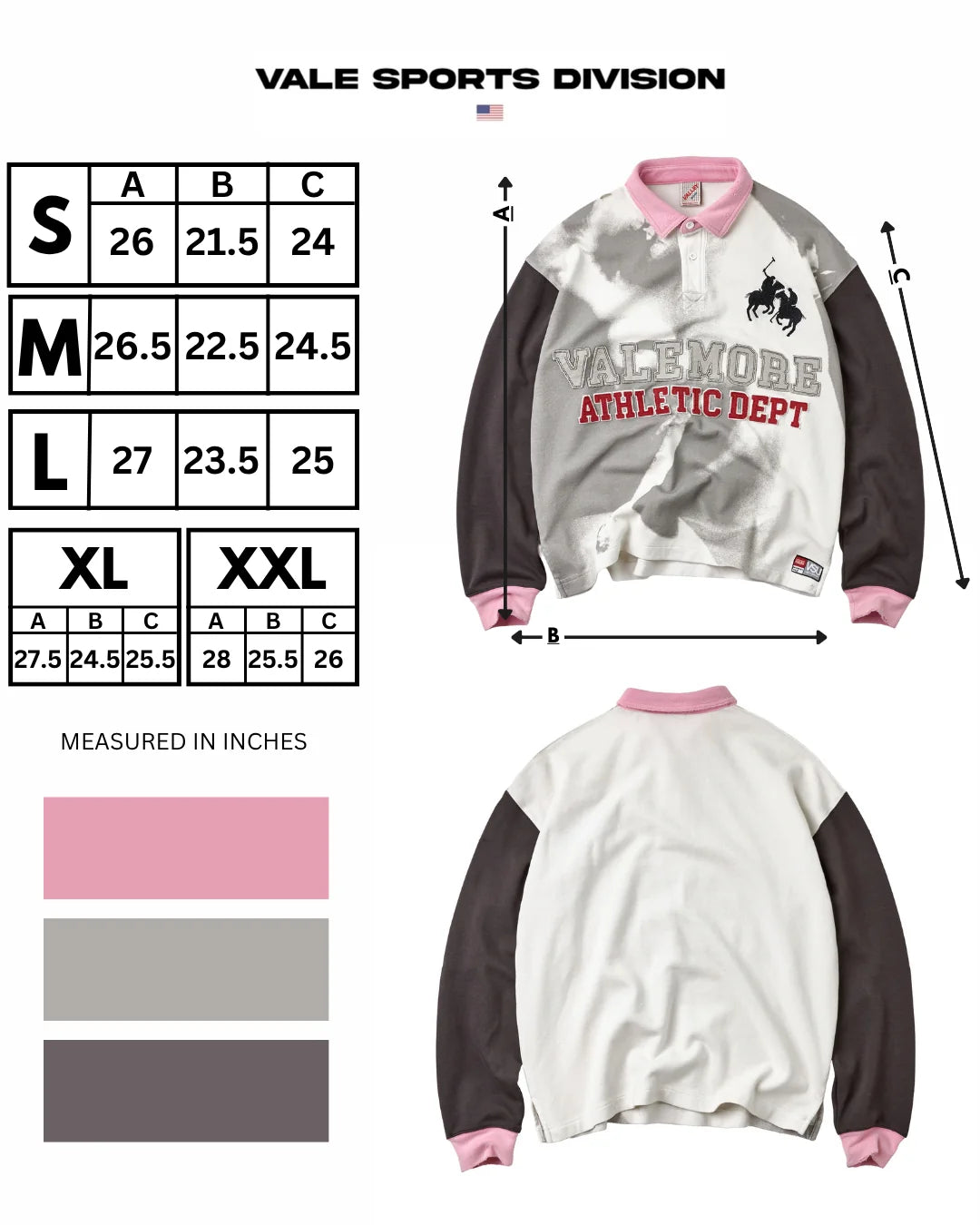 Vale Forever Smoke Rugby Longsleeve