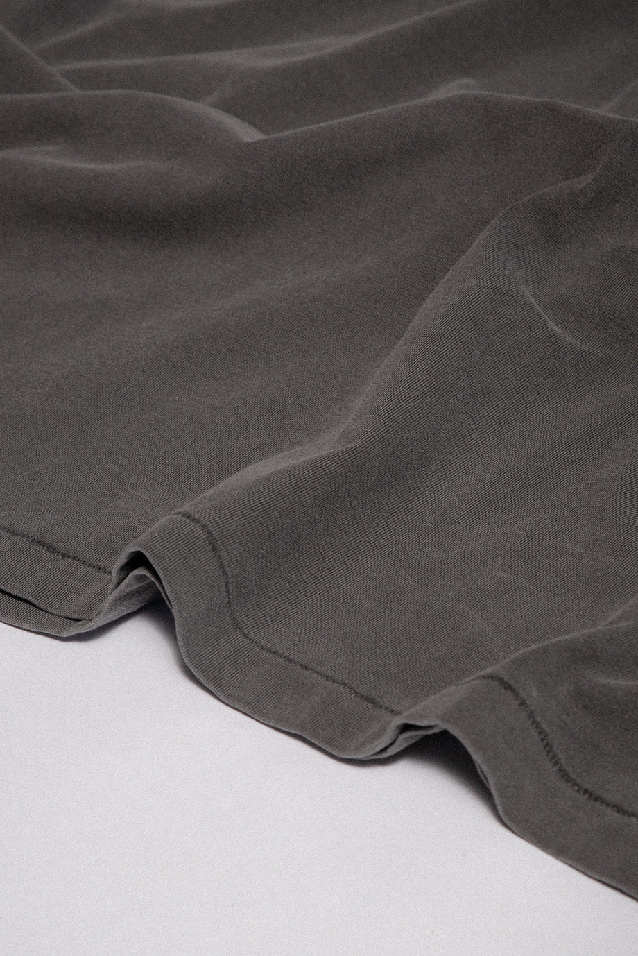 Elwood Oversized Crop Core Tee Vintage Grey