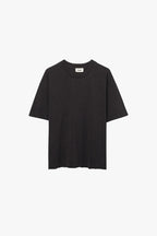 Elwood Oversized Crop Core Tee Vintage Black
