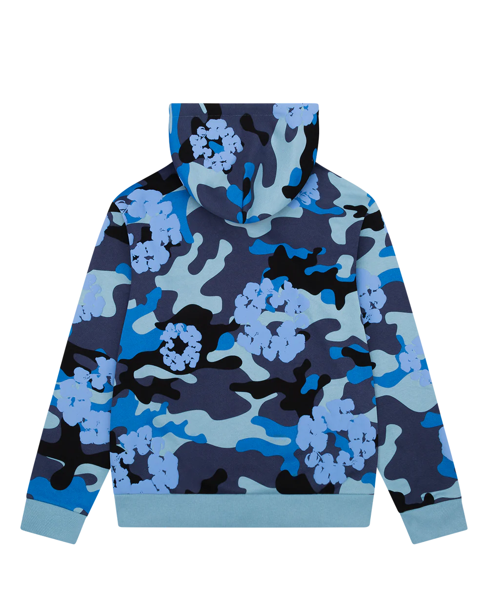 Denim Tears The Cotton Wreath Zip Sweatshirt Blue Camo