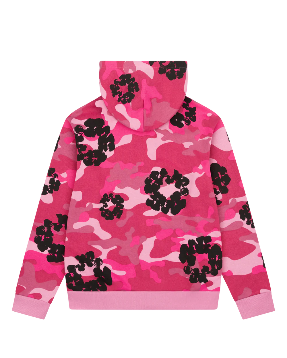 Denim Tears The Cotton Wreath Zip Sweatshirt Pink Camo