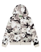 Denim Tears The Cotton Wreath Zip Sweatshirt White Camo