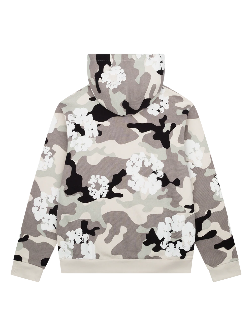 Denim Tears The Cotton Wreath Zip Sweatshirt White Camo