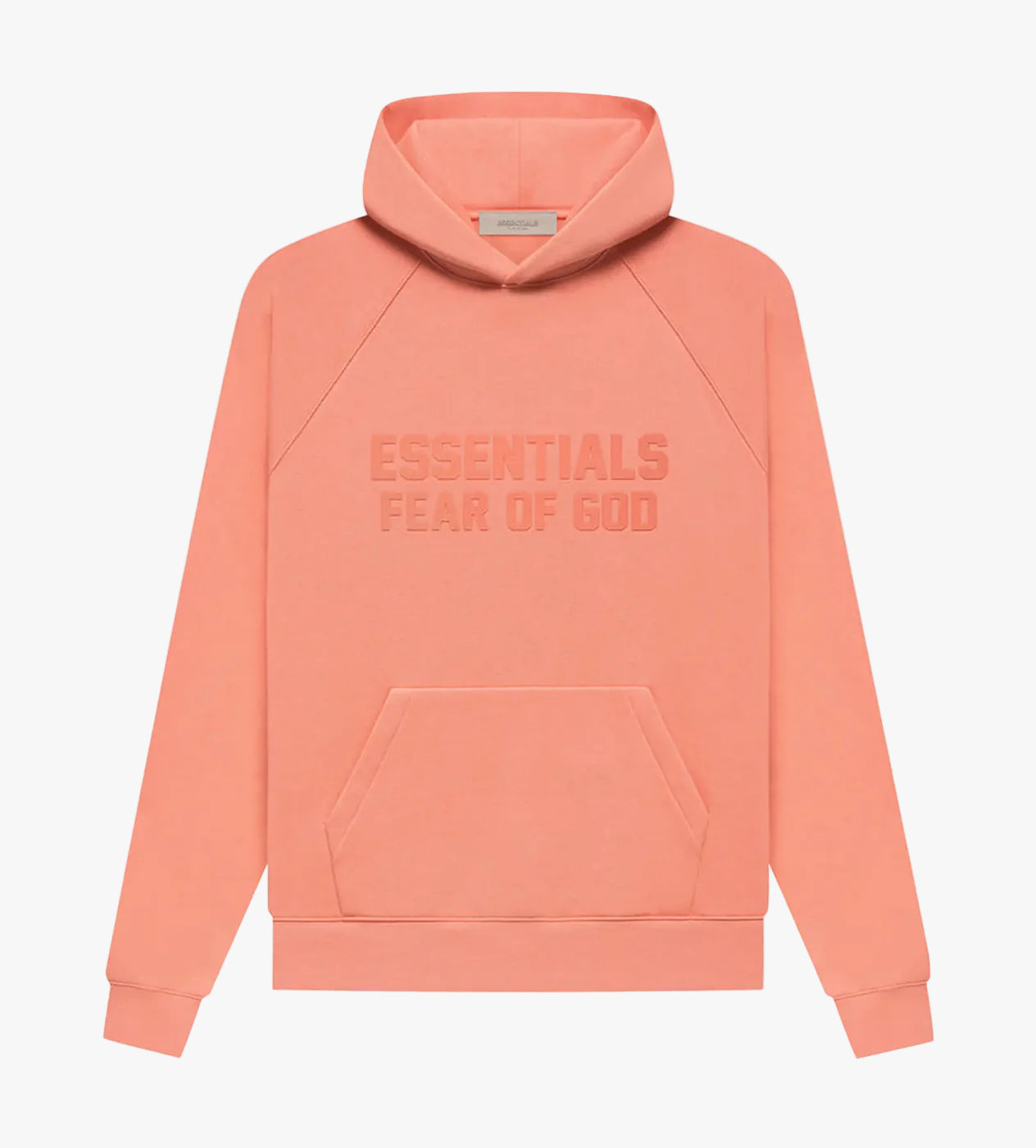 Essentials Fear Of God Hoodie Coral