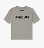 Essentials Fear Of God Hoodie Dark Oatmeal Tee