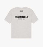 Essentials Fear Of God Hoodie Light Oatmeal Tee